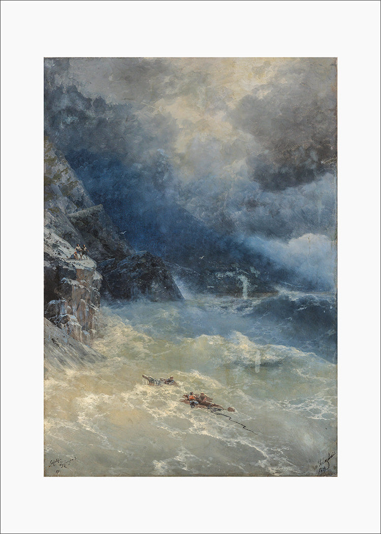 5x7 The Storm at Cape Aya