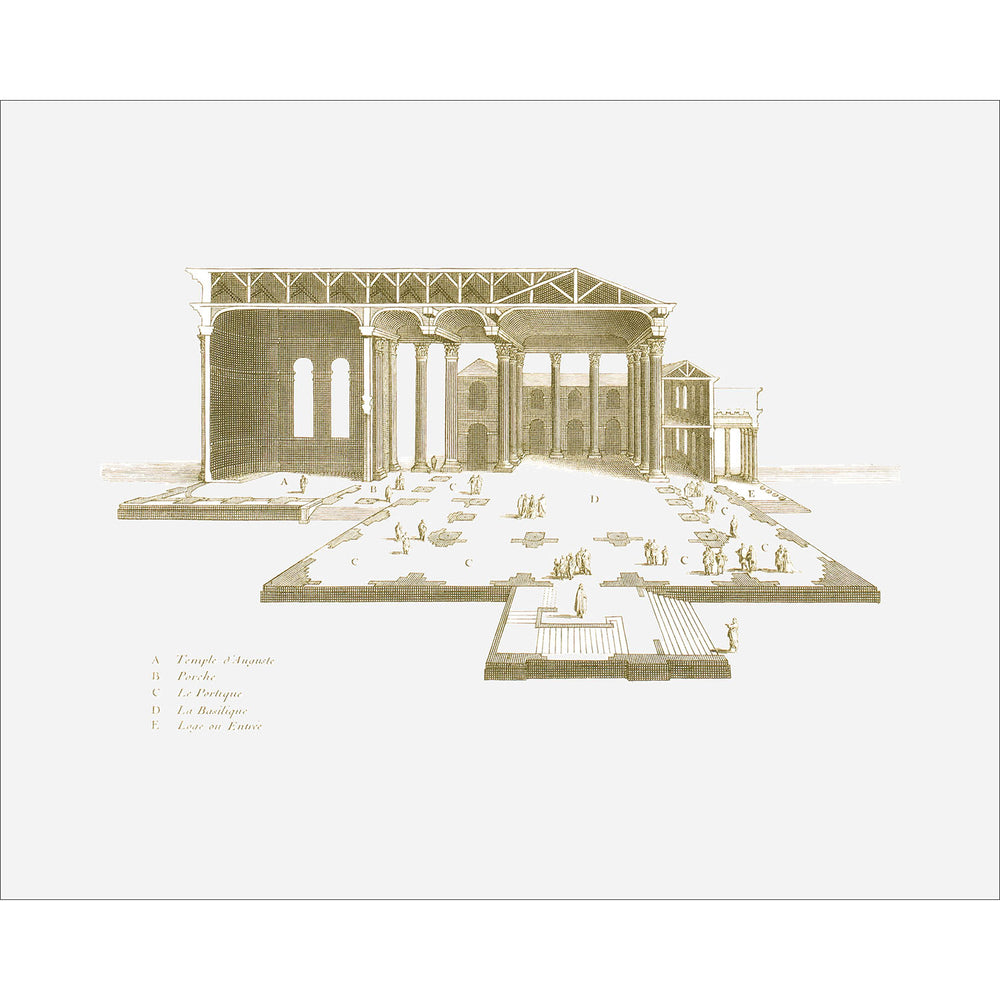 8x10 Roman Temple