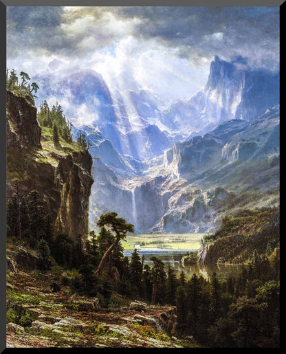 16x20 art print of the Rocky Mountains landscape at Lander’s Peak.